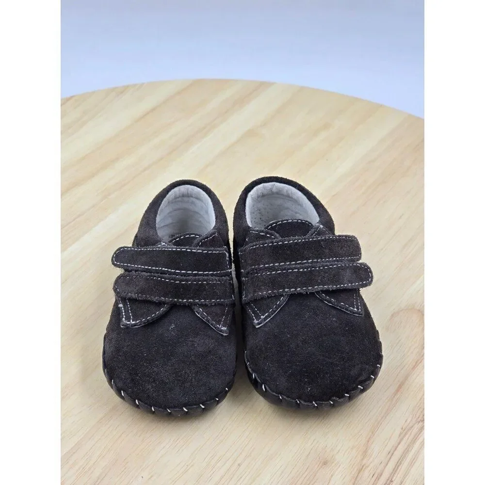 Pediped Baby Boys Size 0-6 months Dark Brown Walking Shoes